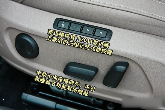 2011款 大众全新迈腾 重点图解