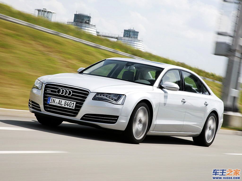 奥迪a8银色 奥迪a8l
