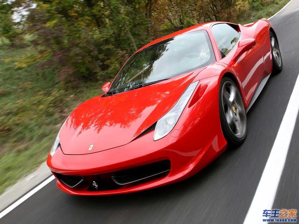 红色法拉利458italia
