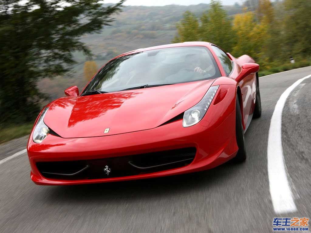 紅色法拉利458italia