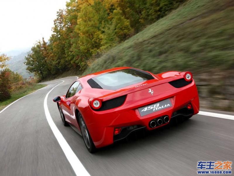 法拉利458红色 法拉利458 Italia