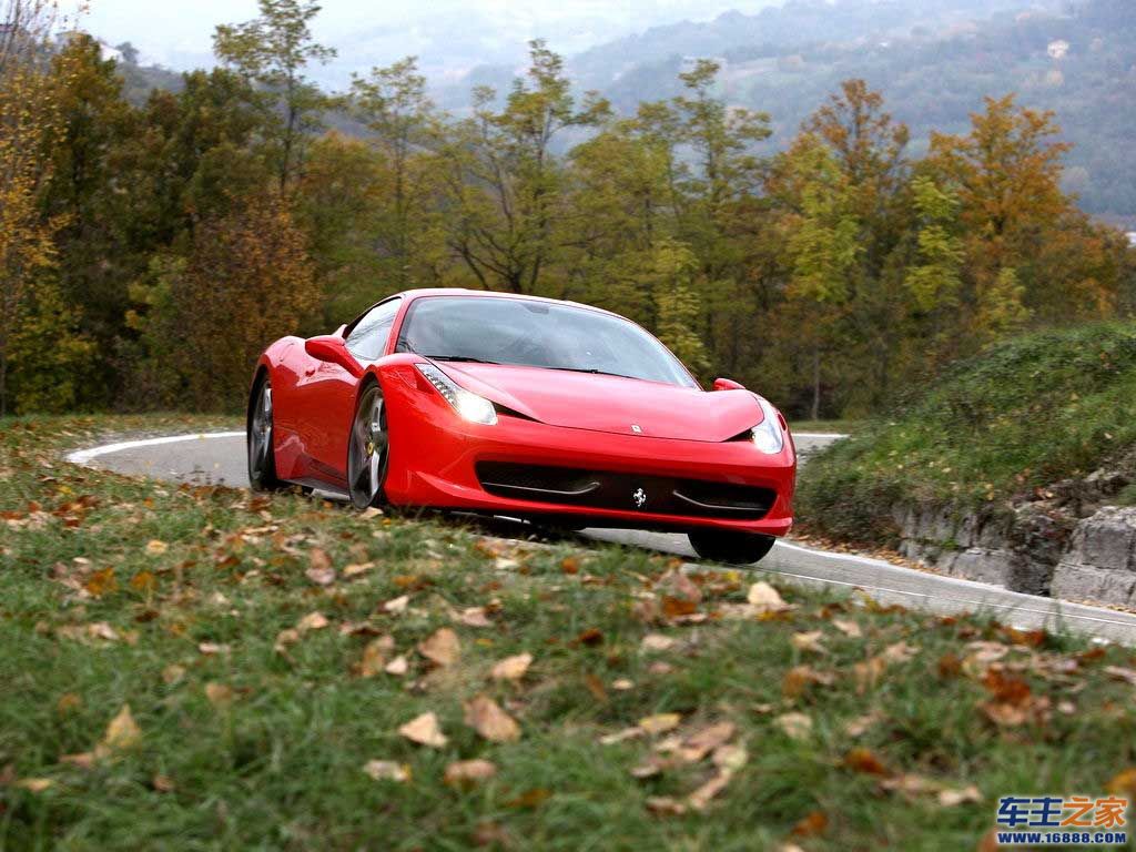 法拉利458红色 法拉利458 Italia