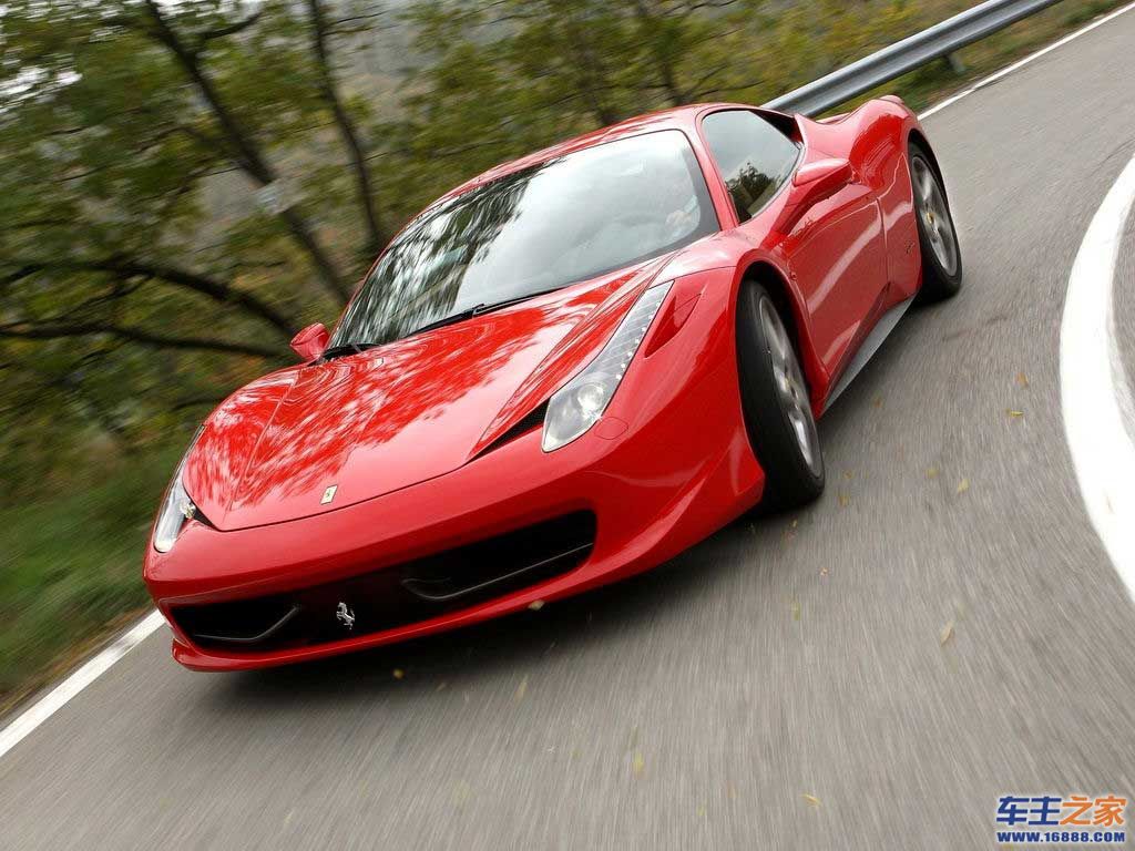 法拉利458红色 法拉利458 Italia