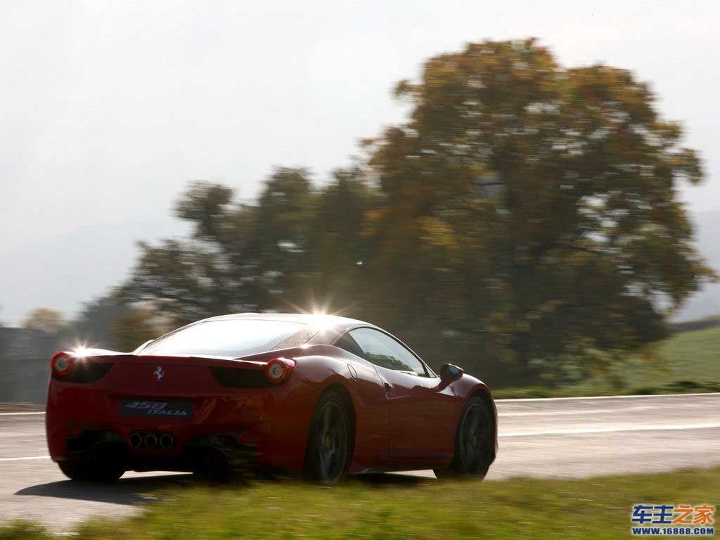 法拉利458红色 法拉利458 Italia