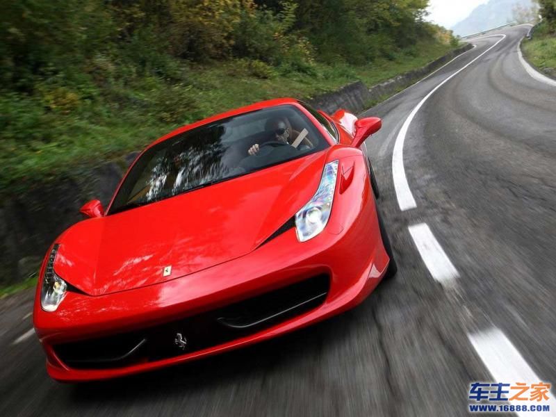 法拉利458红色 法拉利458 Italia
