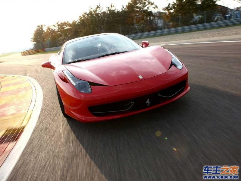 法拉利458红色 法拉利458 Italia