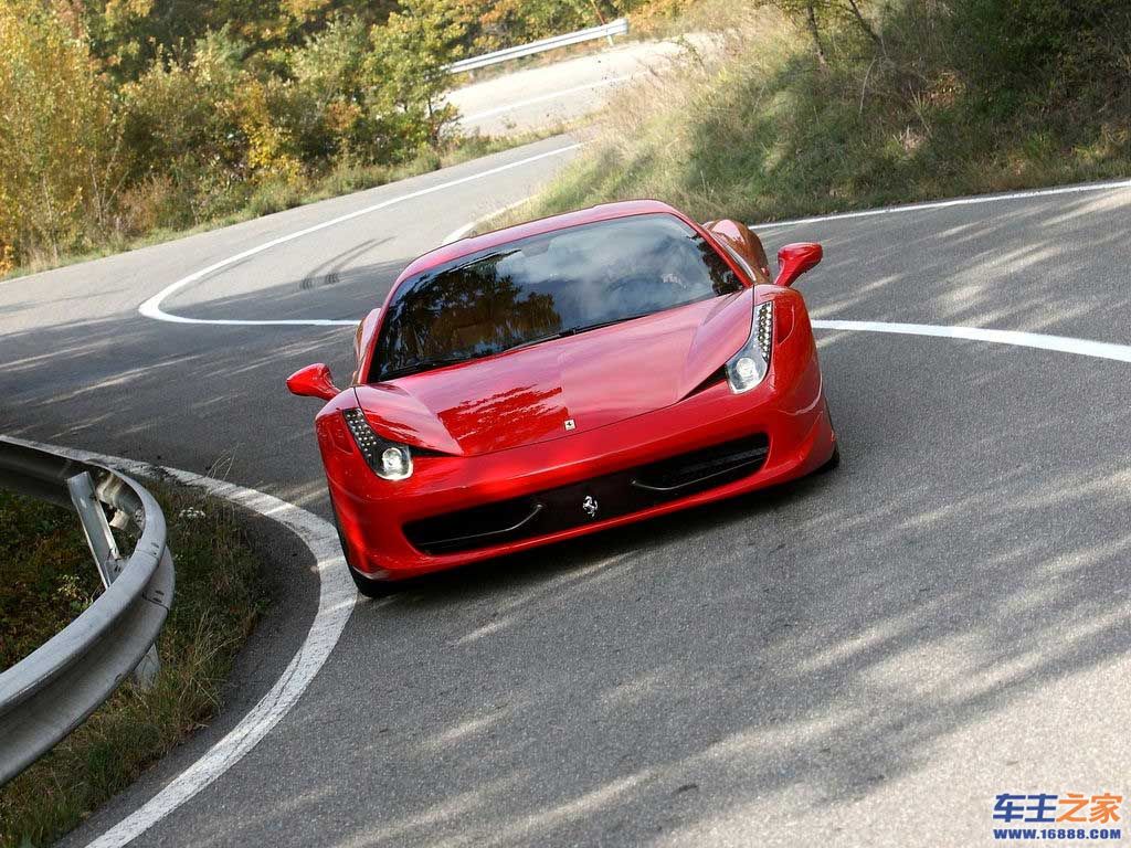 法拉利458红色 法拉利458 Italia