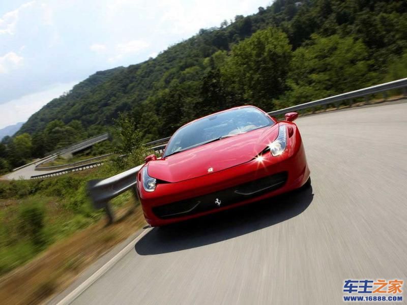 法拉利458红色 法拉利458 Italia