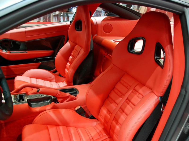 法拉利599红色06款 Fiorano前排座椅