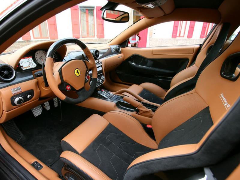 法拉利599黄色2010款 Fiorano HGTE驾驶室全景