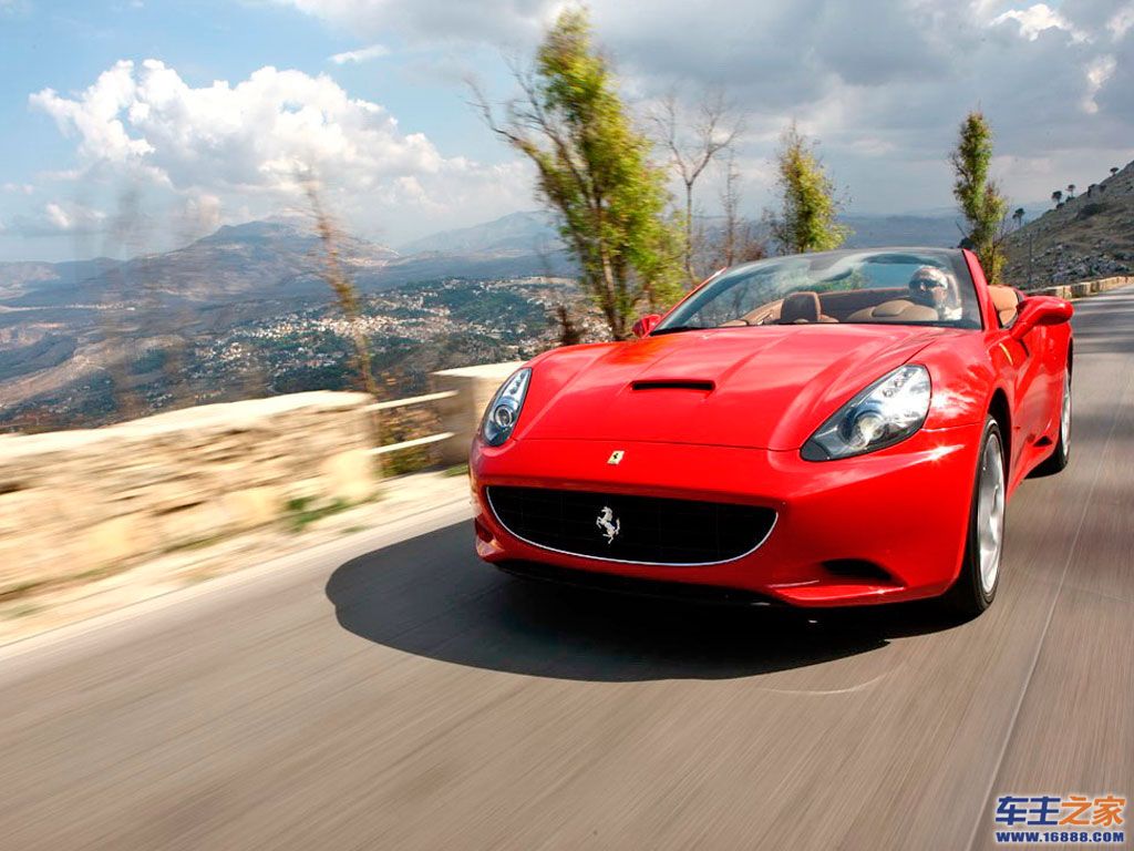 红色 法拉利california