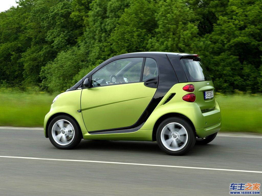 smart fortwo绿色 smart fortwo
