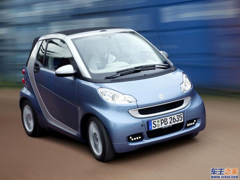 smart fortwo蓝色 smart fortwo