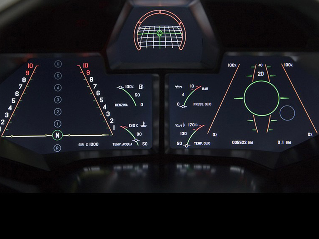 兰博基尼雷文顿仪表盘图片