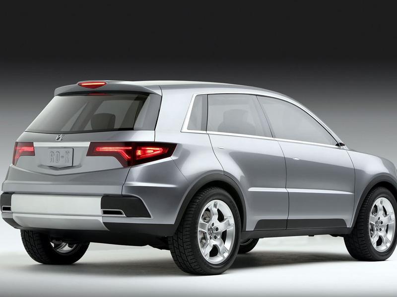 讴歌RDX(进口)灰色讴歌RDX侧后方