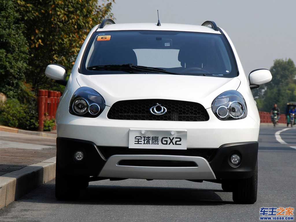 吉利gx2白色 全球鹰gx2