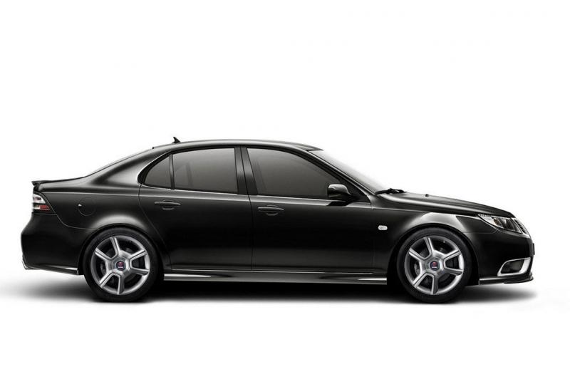 Saab 9-3黑色Saab 9-3侧边