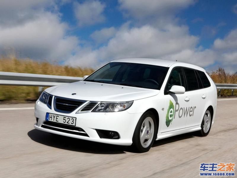 Saab 9-3白色 Saab 9-3