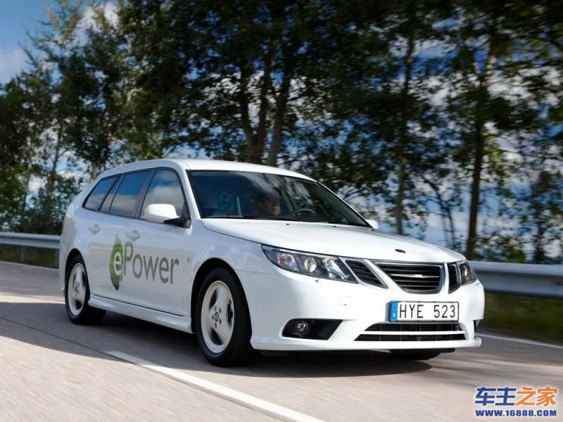 Saab 9-3白色 Saab 9-3