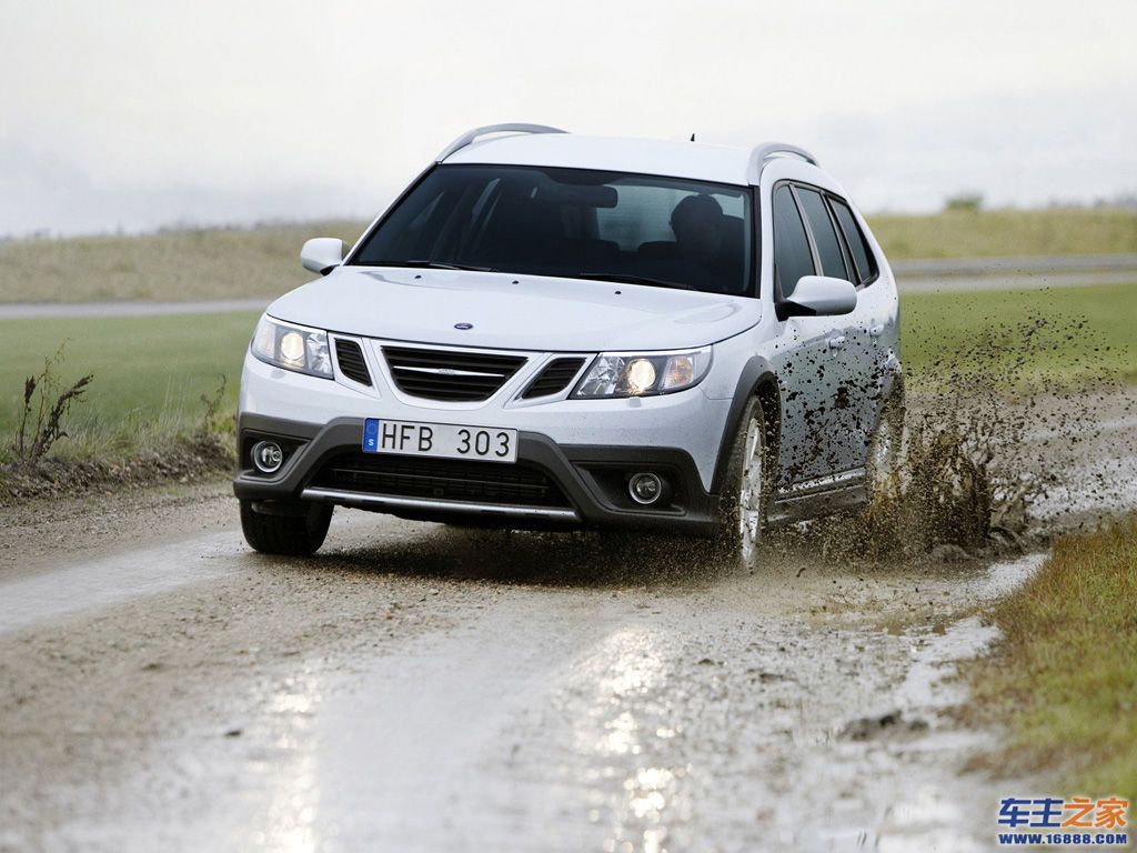 Saab 9-3白色 Saab 9-3