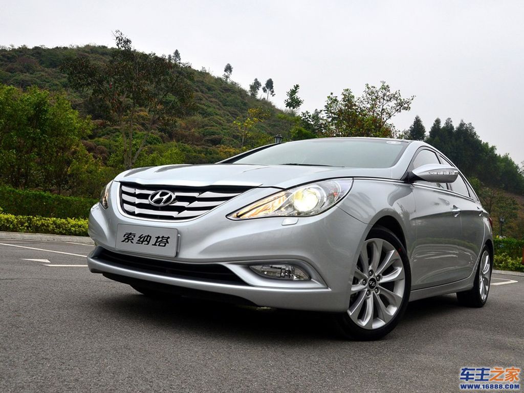 索纳塔左前方|索纳塔八外观图片 – 车主之家