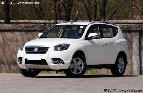 吉利英伦sx7新车增三款型 10.38万元起